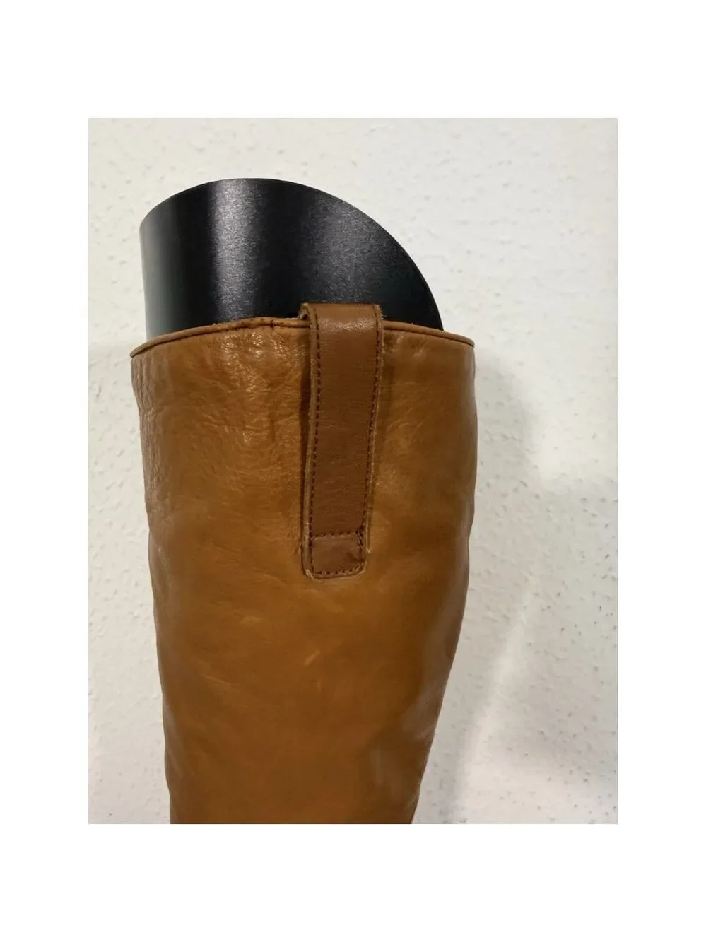 Frye Melissa Knotted Tall Riding Boots Sz 6.5B Leather Camel Brown Retail $400
